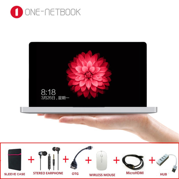 New Original One Netbook One Mix Pocket 7 Inch Mini Laptop UMPC Windows 10 System Aluminum Shell CPU x5-Z8350 8GB/128GB- Silver