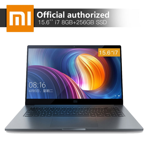 15.6'' Xiaomi Pro Notebook 8GB RAM 256 SSD Intel Core i7-8550U Quad Core CPU 2GB GDDR5 Computer Fingerprint Recognition Laptop