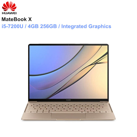 Huawei MateBook X Notebook 13'' Intel Core I5-7200U/i7-7500U 4/8GB+256/512GB SSD Computer Windows 10 2160x1440 IPS Screen Laptop